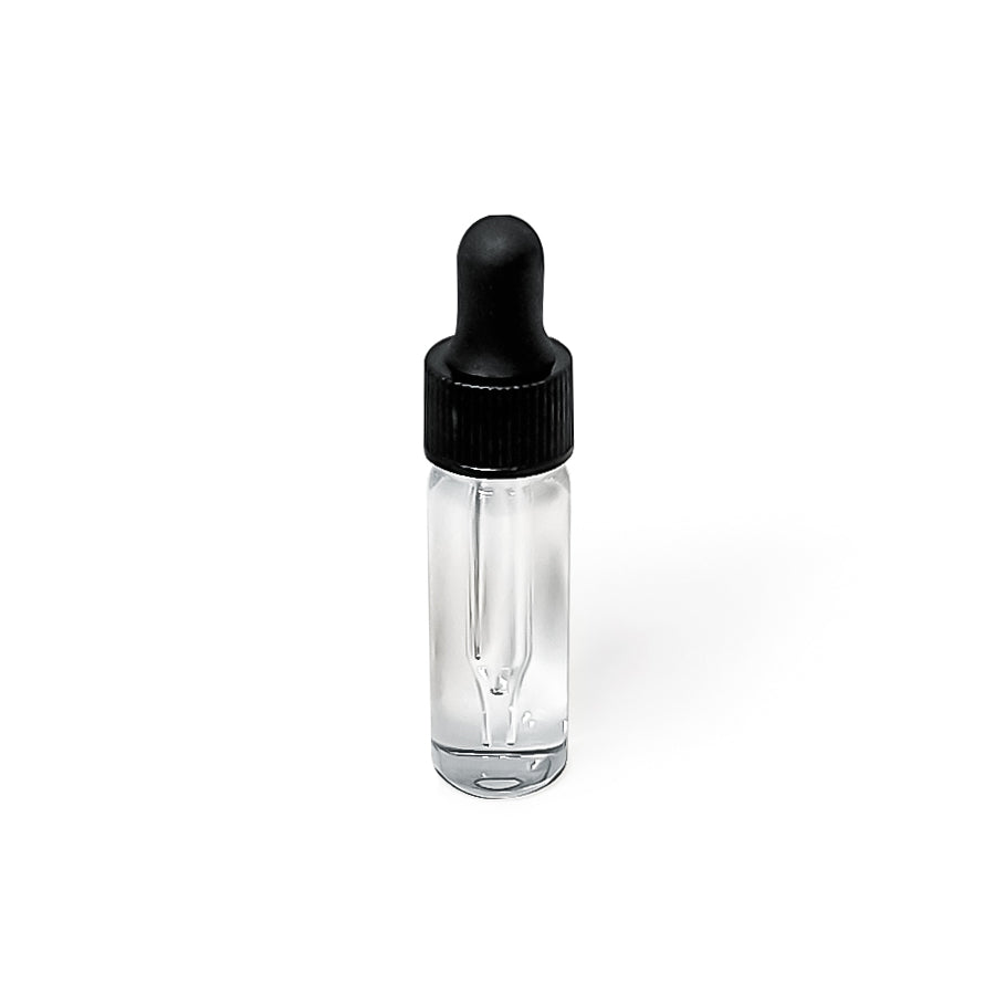 Pheromone trial size bottle with a built-in dropper pipette.