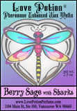 Love Potion Pheromone Enhanced Wax Melt Berry Sage with Swimming with Sharks