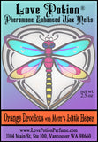 Love Potion Pheromone Enhanced Wax Melt Orange Droolious with Mom's Little Helper
