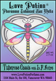 Love Potion Pheromone Enhanced Wax Melt Tuberose Oasis with La Femme Noire