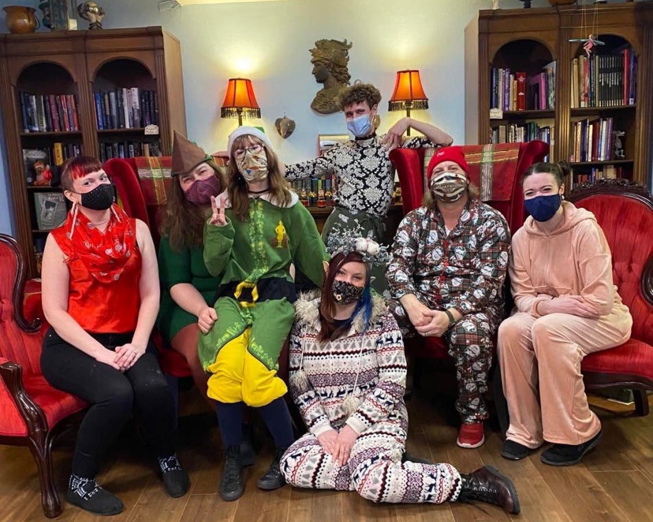 The LPMP team took a family photo together when Santa visited our shop for Christmas!