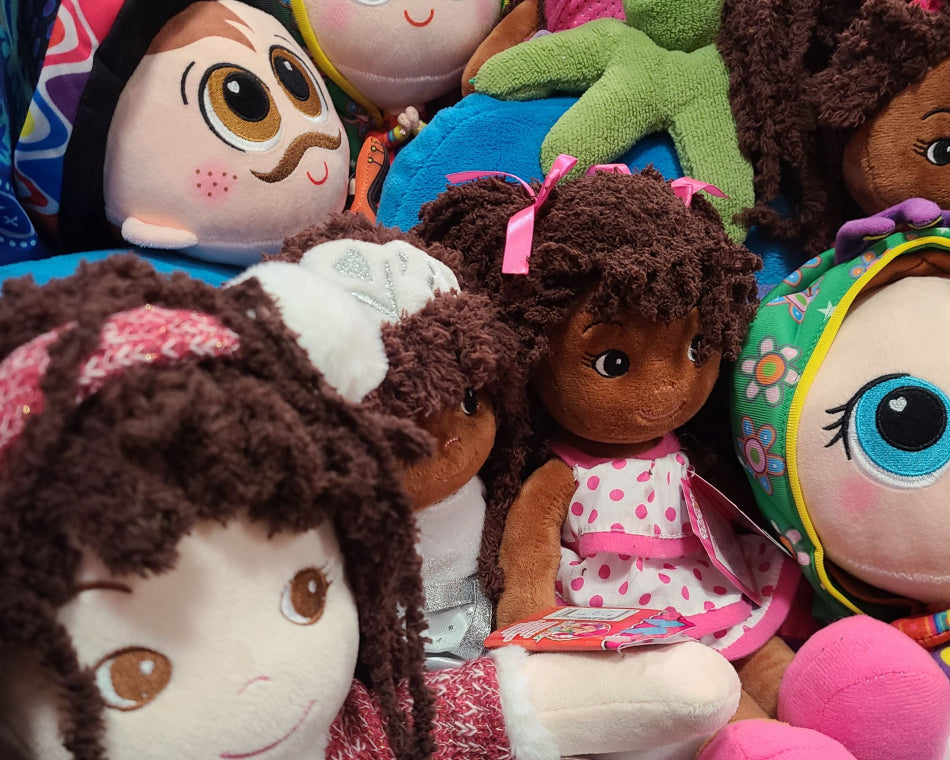 Our collection includes dolls of every variety!