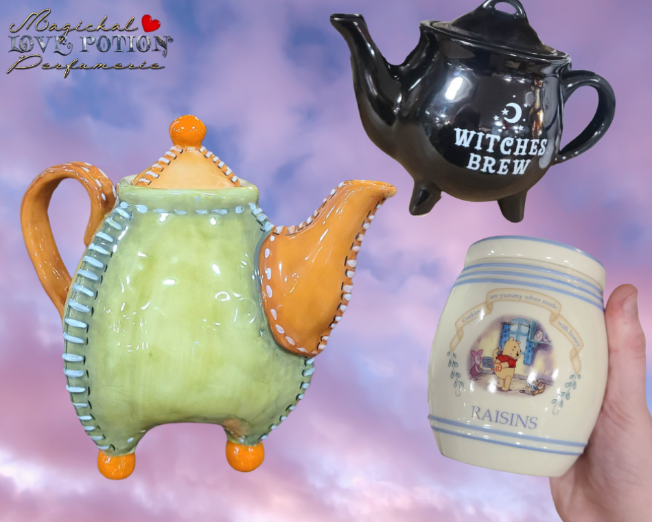 Some of the teapots and containers we carry with whimsical designs and even Winnie the Pooh!