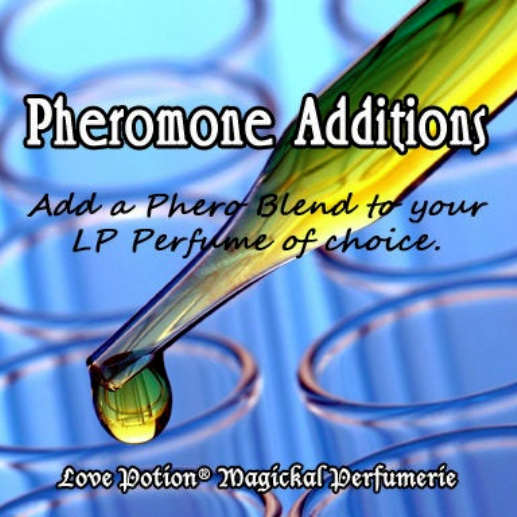 Photo of dropper and beakers for pheromone and perfume mixing.