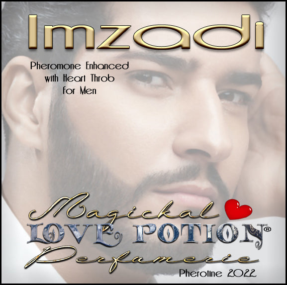 Image of Perfume Label featuring closeup of man's face.