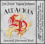 Simple grey product label with red LP logo and name of product.