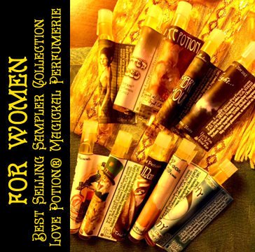 Love Potion trial vial collection fragrances for women.