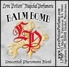Simple grey product label with red LP logo and name of product.