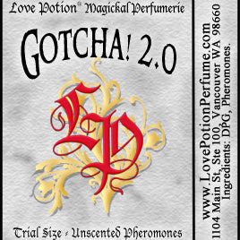 Simple grey product label with red LP logo and name of product.