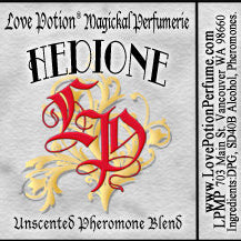 Simple grey product label with red LP logo and name of product.