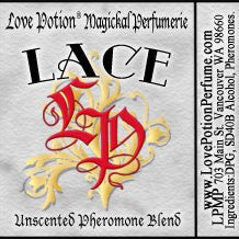 Simple grey product label with red LP logo and name of product.