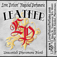 Simple grey product label with red LP logo and name of product.