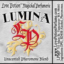Simple grey product label with red LP logo and name of product.