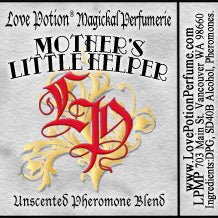 Simple grey product label with red LP logo and name of product.