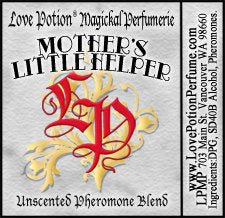 Simple grey product label with red LP logo and name of product.