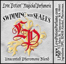 Simple grey product label with red LP logo and name of product.