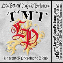 Simple grey product label with red LP logo and name of product.