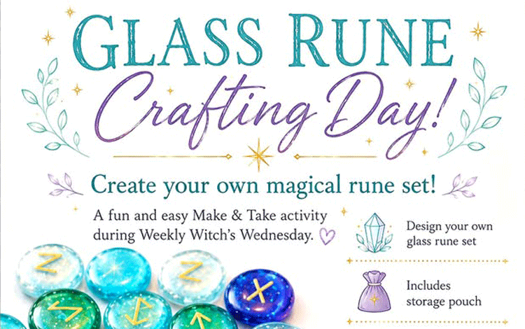 Weekly Witches - Glass Rune Crafting