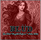Blud clean perfume is a sexy blend of resins and fruits. The label features an alluring woman in red with long flowing hair.