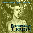 Butterscream Lemon perfume smells of frosted lemon cake. The bride of Frankenstein’s Monster is shown screaming on the label.