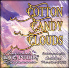 Cotton Candy Clouds with Gotcha light, watermelon pheromone perfume for women. Label shows pink and purple topography.