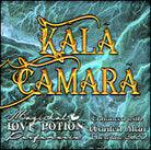 Kala Camara with Wanted Man pheromone cologne for men smells like musky, sexy leather. Label shows aqua topography.