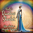 Rainbow Sherbet perfume smells like fruit salad topped with vanilla whip. The label shows a woman draped in a rainbow dress.