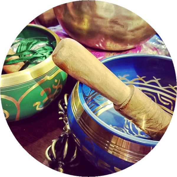 Thumbnail for the coexist section of our store gallery. Shows singing bowls in multiple sizes and colors.