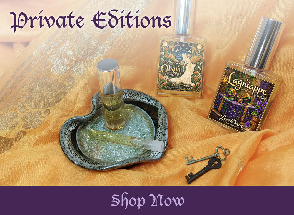 Love Potion Perfumes custom-designed by customers for limited sale
