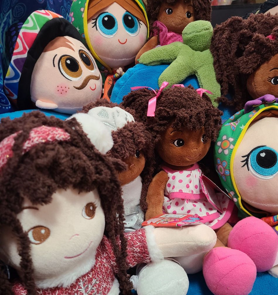 Our collection includes dolls of every variety!