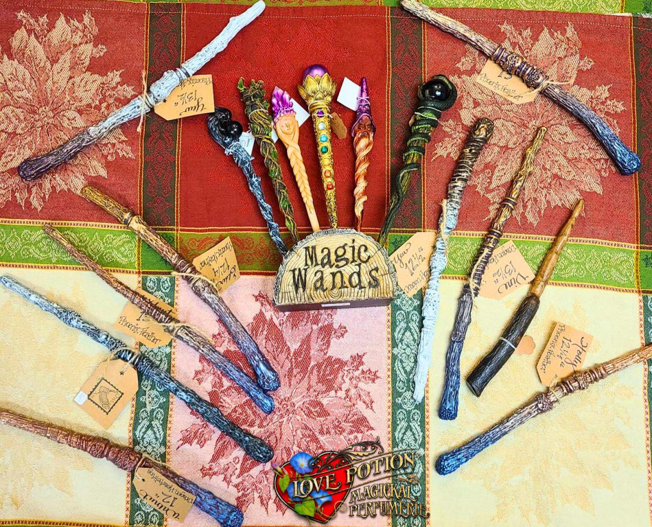 Take a peek at our impressive array of wands in-store. Each wand is unique and full of wonder.