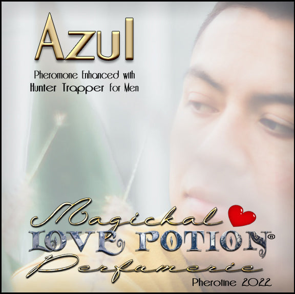 Image of Perfume Label featuring closeup of man's face.