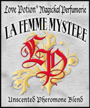 Simple grey product label with red LP logo and name of product.