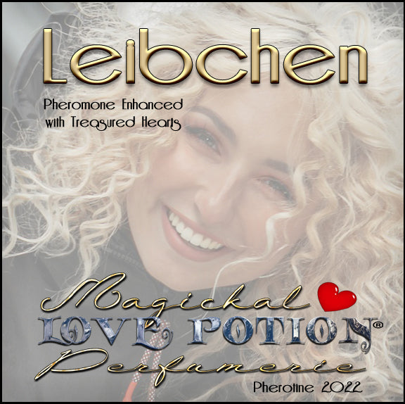 Image of Perfume Label featuring closeup of a woman's face.