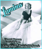 Image of product label featuring a beautiful woman. 