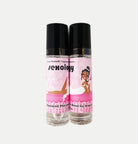 Photo of labelled Sexology pheromone bottles. 