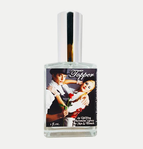 Photo of labelled product pheromone bottle. 