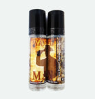 Photo of labelled Wanted Man pheromone bottles. 