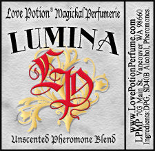 Simple grey product label with red LP logo and name of product.