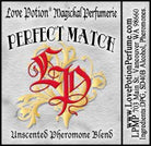 Simple grey product label with red LP logo and name of pheromone product. 