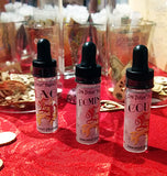 Photo featuring 3 small pheromone bottles, as example of product. 