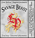 Simple grey product label with red LP logo and name of product. 